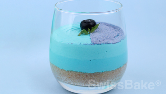 Blue Pea Cheesecake Set Dessert Recipe